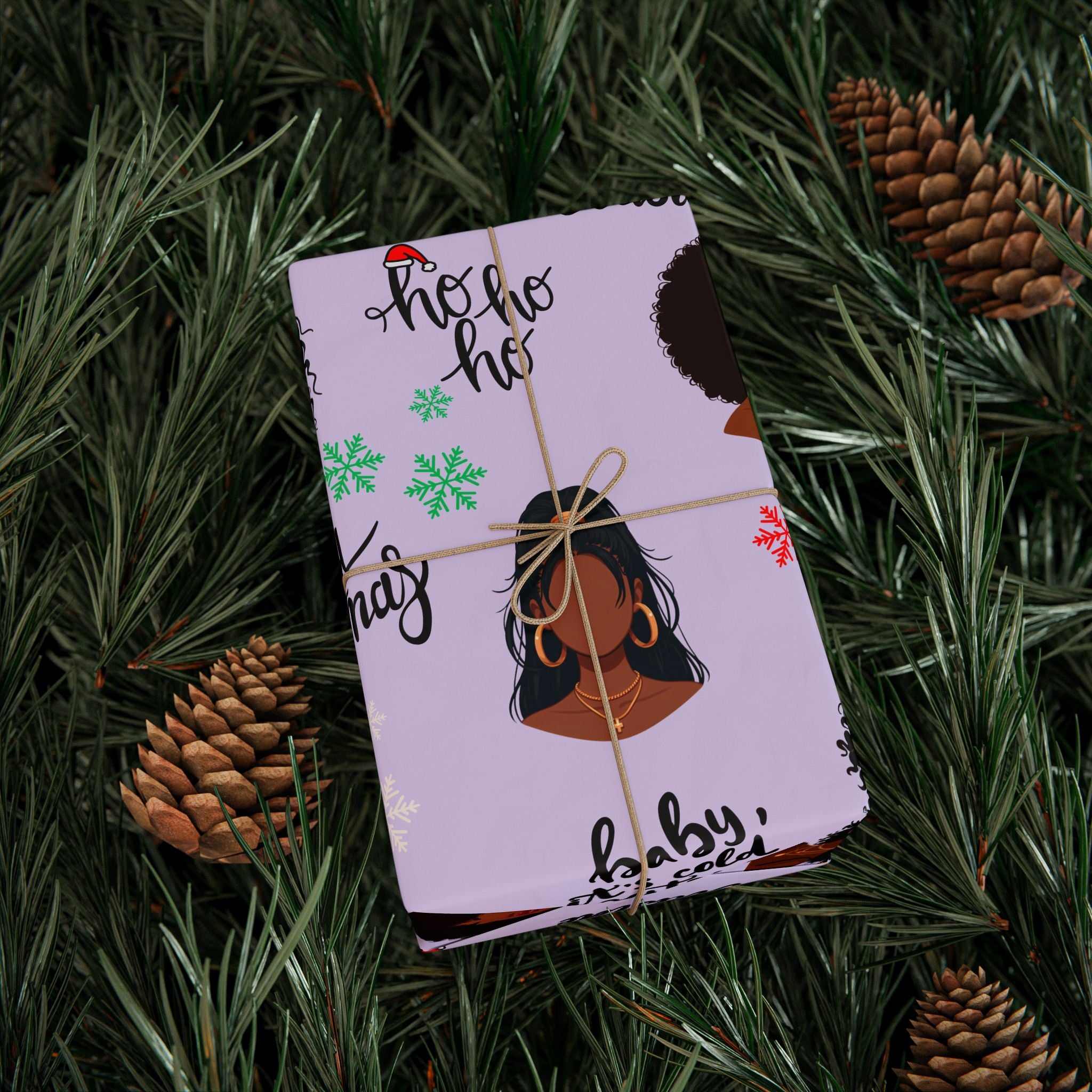 Curlmas Vibes - Wrapping Paper Roll