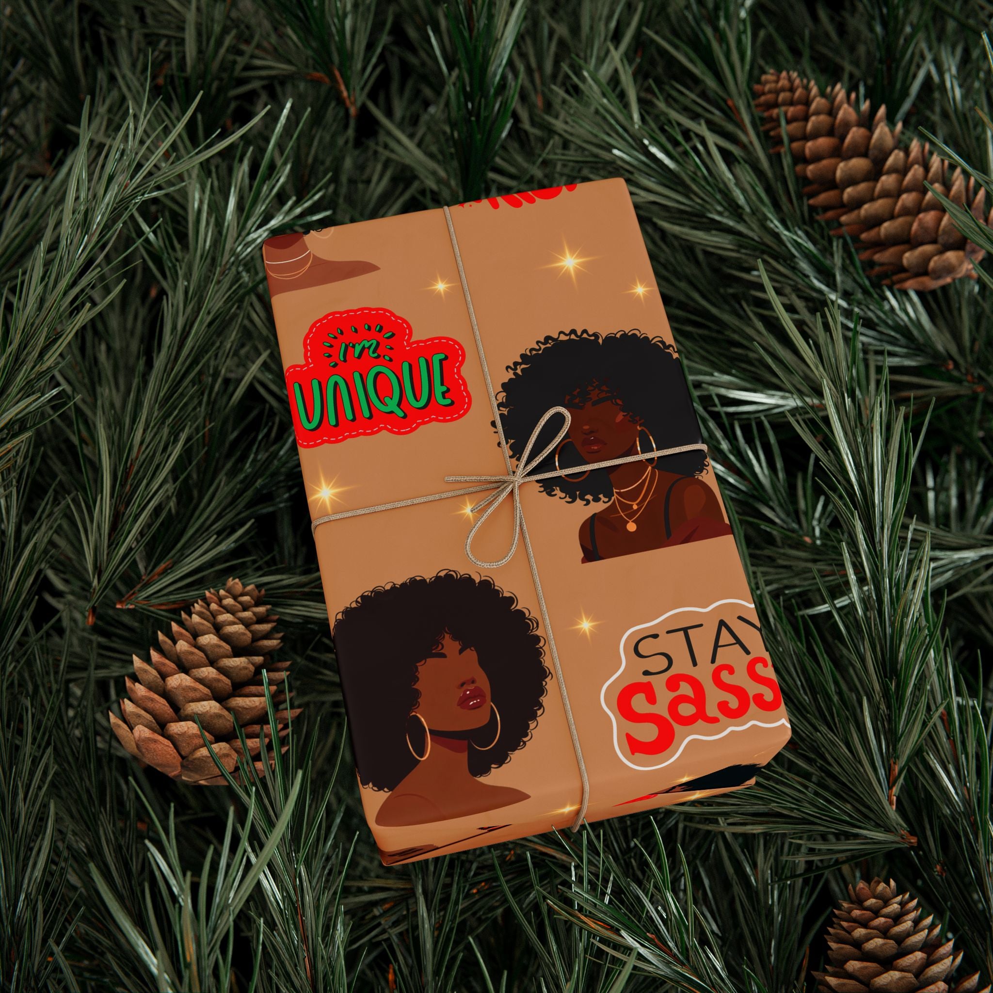 Brown Sugar Christmas - Wrapping Paper Roll